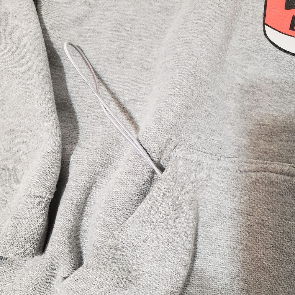 Simpsons Duff Beer Hoodie Sweater Sweatshirt pullover Men's medium gray - Picture 4 of 5